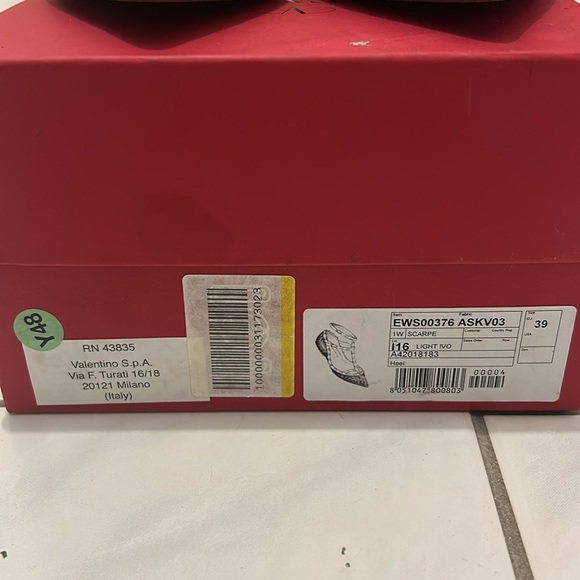 Valentino Garavani Rockstud Leather Ballet Flats - Picture 2 of 6